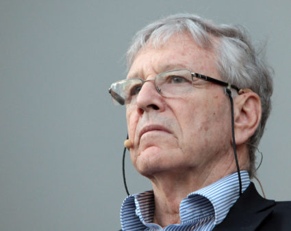 Author Amos Oz poses during the Letterature 2012 - Festival Internazionale di Roma at Basilica di Massenzio on June 7, 2012 in Rome, Italy. Photo by Elisabetta A. Villa/Getty Images