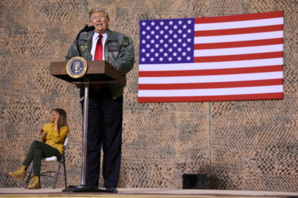 Trump is the third American president to visit Iraq