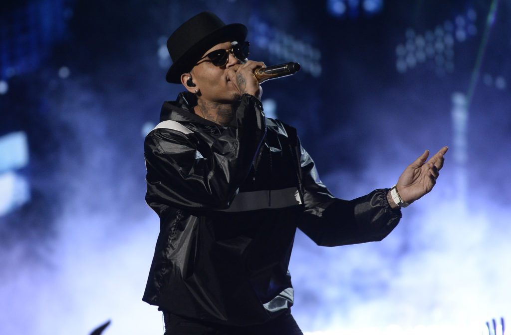 Chris Brown performs during the 2015 BET Awards in Los Angeles, California in 2015. The Grammy Award-winning singer was de...