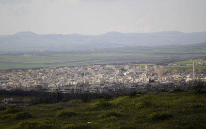 A general view shows Khan Sheikhoun in the southern countryside of Idlib. Photo by Khalil Ashawi/Reuters