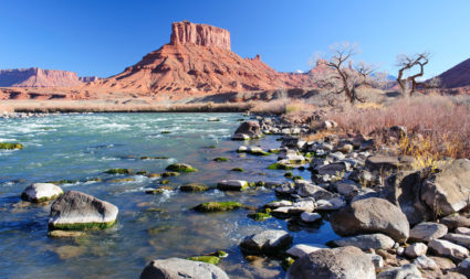 The Colorado flows through Castle Valley, near Moab, Utah. Photo by Ted Wood