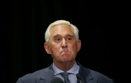 Roger Stone, longtime ally of U.S. President Donald Trump, holds a news conference in Washington, U.S., January 31, 2019. Photo by Leah Millis/Reuters