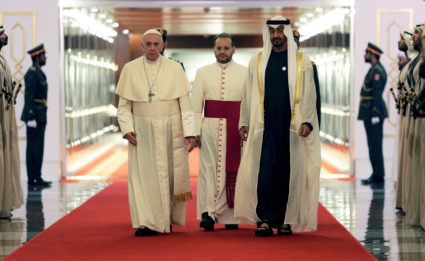Pope in UAE for historic trip after call for Yemen relief