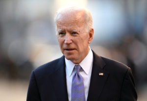 Former U.S. Vice President Joe Biden is seen during the annual Munich Security Conference in Germany on February 16, 2019. Photo by Andreas Gebert/Reuters