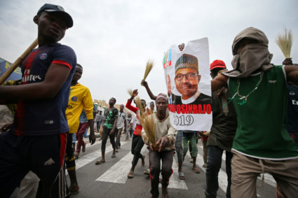 Nigeria's president wins second term, calls for unity
