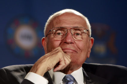 U.S. Representative John Dingell, a Democrat from Michigan, listens during an event at Ford Motor Co.'s Rawsonville Plant in Ypsilanti, Michigan, U.S., on Monday, May 24, 2010. Ford Motor Co., working to make a quarter of its vehicles run at least partly on electricity, plans to invest $135 million and add 220 jobs at three Michigan facilities to help it introduce five such models by 2012. Photographer: Jeff Kowalsky/Bloomberg via Getty Images