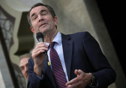Virginia Democratic candidate for governor, Lt. Gov. Ralph Northam, campaigns at the All Dulles Area Muslim Society following Friday prayers November 3, 2017 in Sterling, Virginia. Virginia will elect the next governor of the state next Tuesday, November 7. (Photo by Win McNamee/Getty Images)