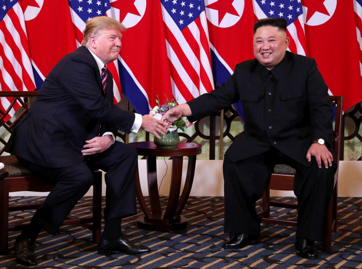 Trump Kim Open Second Nuclear Summit With Handshake Smiles Pbs