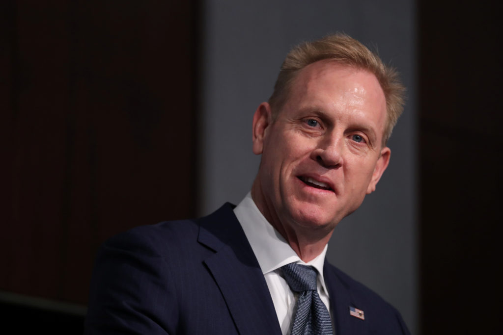 Acting U.S. Secretary of Defense Patrick Shanahan speaks at a forum in Washington, D.C. on March 20, 2019. Photo by Jonath...