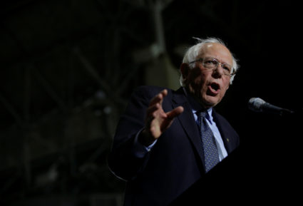 2020 U.S. presidential candidate and U.S. Senator Bernie Sanders speaks as he holds one of his first campaign events in Chicago, Illinois, U.S., March 3, 2019. REUTERS/Joshua Lott - RC12EB837110