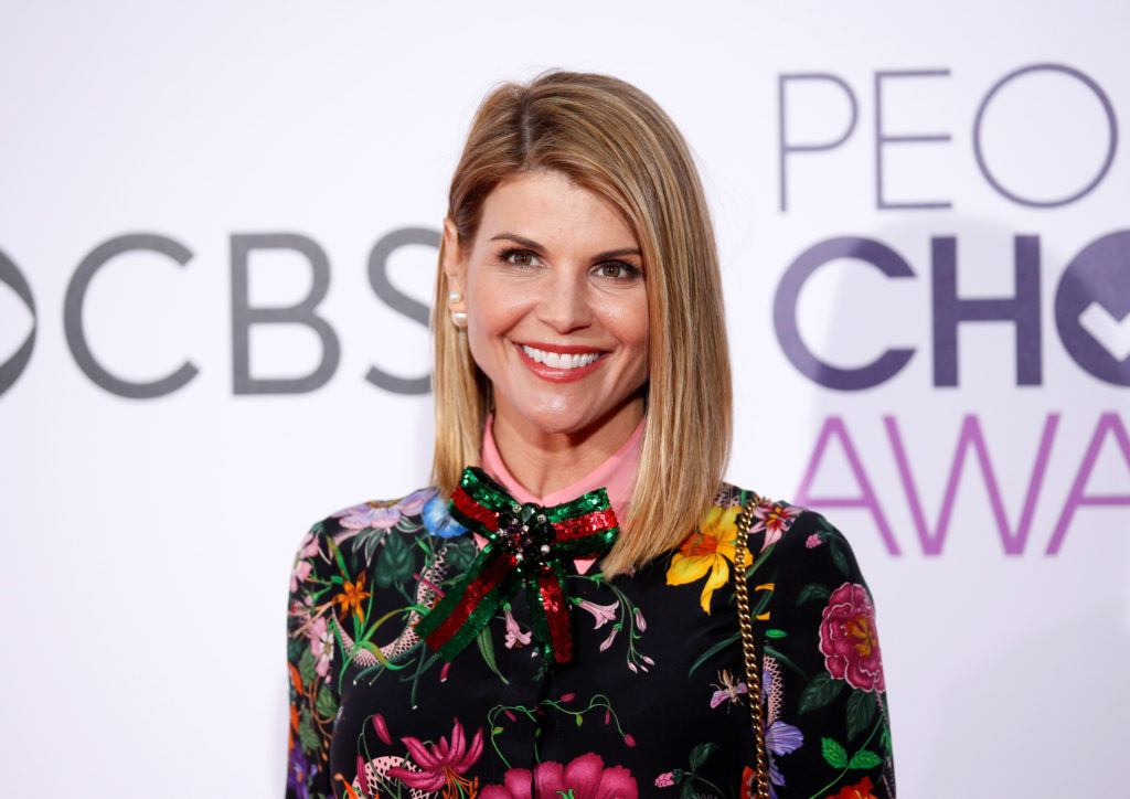 FILE PHOTO: Actress Lori Loughlin arrives at the People's Choice Awards 2017 in Los Angeles, California. Loughlin is set t...