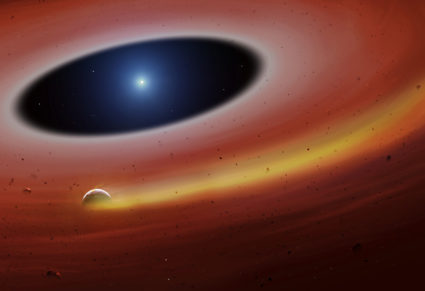A heavy-metal planet orbiting a dead star may foretell our world's end