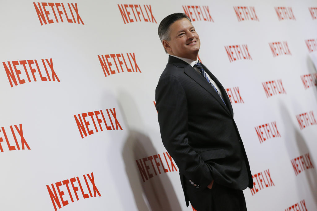 Ted Sarandos, Chief Content Officer of Netflix, attends a red carpet event as Netflix launches its video streaming service...