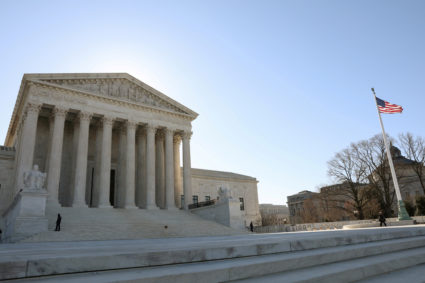 The U.S. Supreme Court building is seen in Washington, on March 26, 2019. Photo by Brendan McDermid/Reuters
