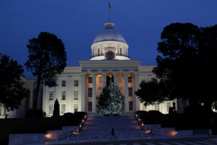 The Alabama State Capitol building is pictured in Montgomery, Alabama, on December 14, 2017. Photo by Carlo Allegri/Reuters