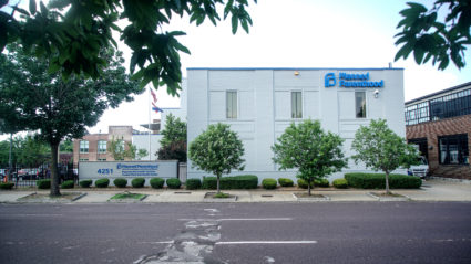 A street view outside the Reproductive Health Services of Planned Parenthood St. Louis Region, Missouri's sole abortion clinic, in St. Louis, Missouri, U.S. May 28, 2019. Photo by Lawrence Bryant/Reuters