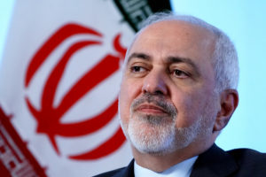 FILE PHOTO: Iran's Foreign Minister Mohammad Javad Zarif sits for an interview with Reuters in New York, New York, U.S. April 24, 2019. REUTERS/Carlo Allegri/File Photo