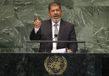 Egypt's ousted President Morsi buried after courtroom death
