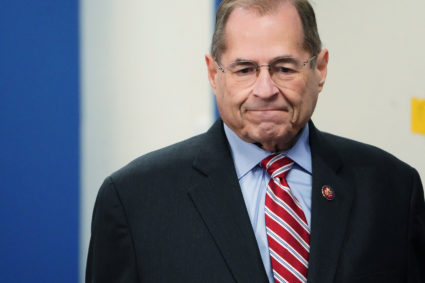 Congressman Jerry Nadler (D-NY) speaks to the media in the Manhattan borough of New York, New York, May 29, 2019. Photo by Carlo Allegri/Reuters