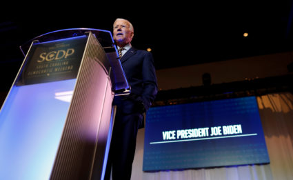 Democratic presidential candidate and former Vice President Joe Biden speaks at the SC Democratic Convention in Columbia, South Carolina, on June 22, 2019. Photo by Randall Hill/Reuters