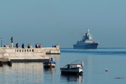 What's an advanced Russian warship doing in Havana harbor?