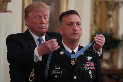 WATCH: Trump presents the Medal of Honor to Iraq war veteran