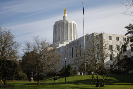 A view shows the Oregon State Capital building in Salem, Oregon February 12, 2015. Photo by Steve Dipaola/Reuters