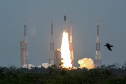 India launches moon mission after earlier setback