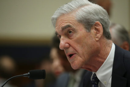 Former Special Counsel Robert Mueller testifies before a House Judiciary Committee hearing on the Office of Special Counsel's investigation into Russian Interference in the 2016 Presidential Election on Capitol Hill in Washington, D.C. Photo by Leah Millis/Reuters