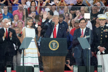 In July 4 speech, Trump explains why he thinks America is great