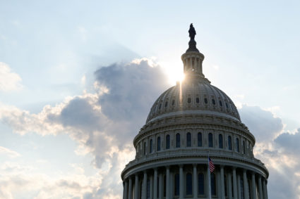The dome of the U.S. Capitol Building is seen as the sun sets on Capitol Hill in Washington, on July 26, 2019. Photo by Erin Scott/Reuters