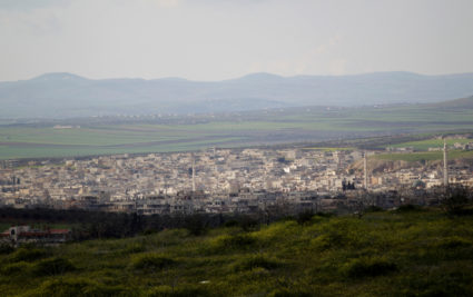 FILE PHOTO: A general view shows Khan Sheikhoun in the southern countryside of Idlib on March 16, 2015. Photo by Khalil Ashawi/Reuters