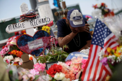 Husband invites the world to El Paso victim’s funeral | PBS NewsHour