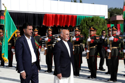 Afghan President Ashraf Ghani attends Afghan Independence Day celebrations in Kabul, Afghanistan on August 19, 2019. Photo courtesy: Afghan Presidential Palace/Handout via Reuters