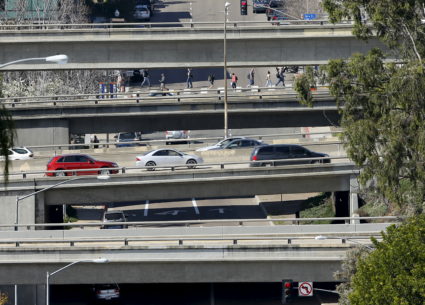 City streets and highway overpasses are shown in San Diego, California February 10, 2016. Picture taken February 10. Photo by Mike Blake/Reuters