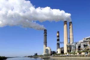 Tampa Electric Company coal fired electrical power plant, Florida