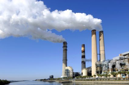 Tampa Electric Company coal fired electrical power plant, Florida