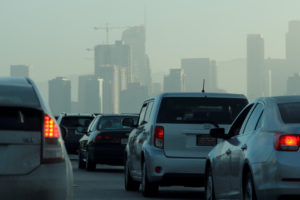 Commuters navigate early morning traffic as they drive towards downtown in Los Angeles, California, U.S., July 22, 2019. Photo by Mike Blake/REUTERS