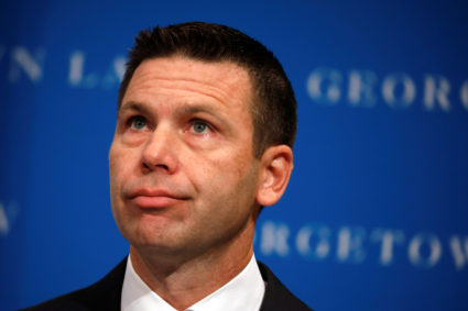 WATCH: Immigration protesters disrupt speech from acting DHS head McAleenan