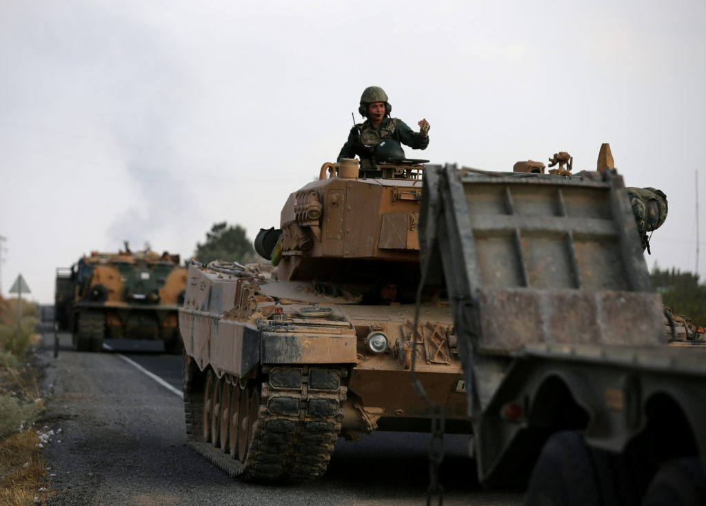 U.S. troops, Kurdish fighters to leave Syrian border region | PBS News ...
