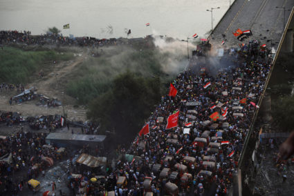 In Iraq and Lebanon, economic needs push protesters past sectarian divide