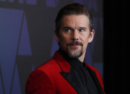 Ethan Hawke appearing at the 2018 Governors Awards in Hollywood, California. Photo by Mario Anzuoni/Reuters