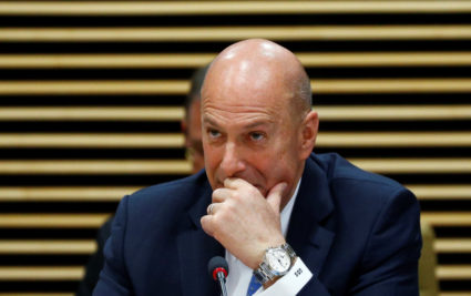 U.S. Ambassador to the EU Gordon Sondland attends the EU-U.S. High-Level Forum on small modular reactors at the European Commission headquarters in Brussels, Belgium October 21, 2019. REUTERS/Francois Lenoir