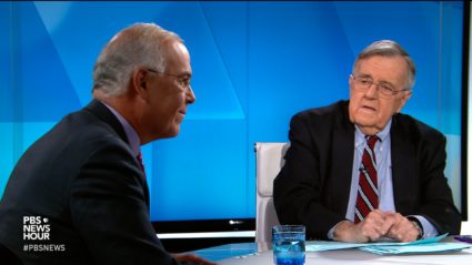 Shields and Brooks on impeachment hearing revelations, Democratic debate takeaways