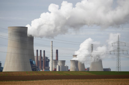 Steam rises from the five brown coal-fired power units of RWE, one of Europe's biggest electricity companies in Neurath, north-west of Cologne, Germany March 12, 2019. Photo by REUTERS/Wolfgang Rattay