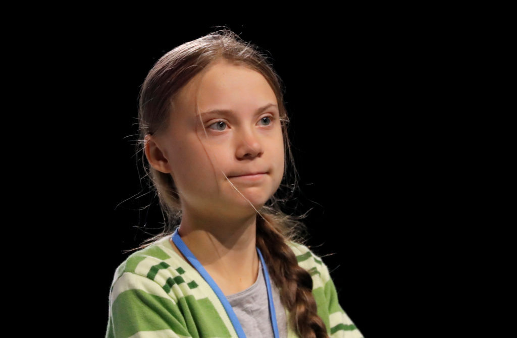 Climate change activist Greta Thunberg attends the High-Level event on Climate Emergency during the U.N. Climate Change Co...