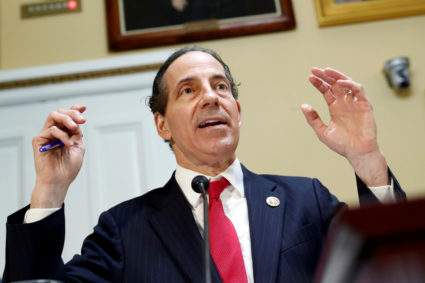 Rep. Jamie Raskin (D-MD) speaks during a House Rules Committee hearing on the impeachment against U.S. President Donald Trump, on Capitol Hill in Washington, U.S., December 17, 2019. Andrew Harnik/Pool via REUTERS