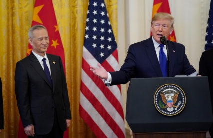 WATCH: Trump signs 'Phase 1' trade truce with China