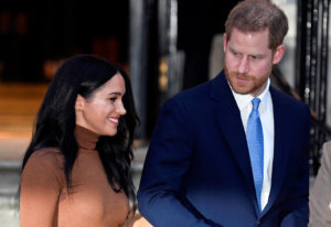 FILE PHOTO: Britain's Prince Harry and his wife Meghan, Duchess of Sussex, leave Canada House in London, Britain January 7, 2020. Photo by Toby Melville/Reuters