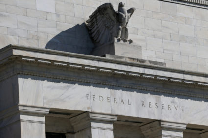 FILE PHOTO: Federal Reserve Board building on Constitution Avenue is pictured in Washington, U.S., March 19, 2019. Photo by REUTERS/Leah Millis/File Photo